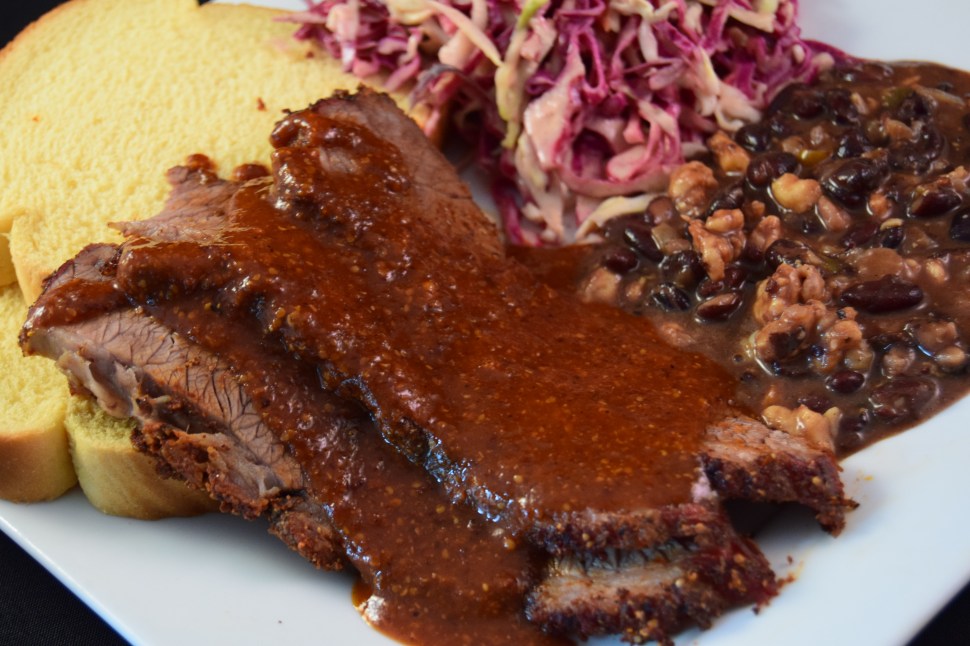 One glorious plate of BBQ.